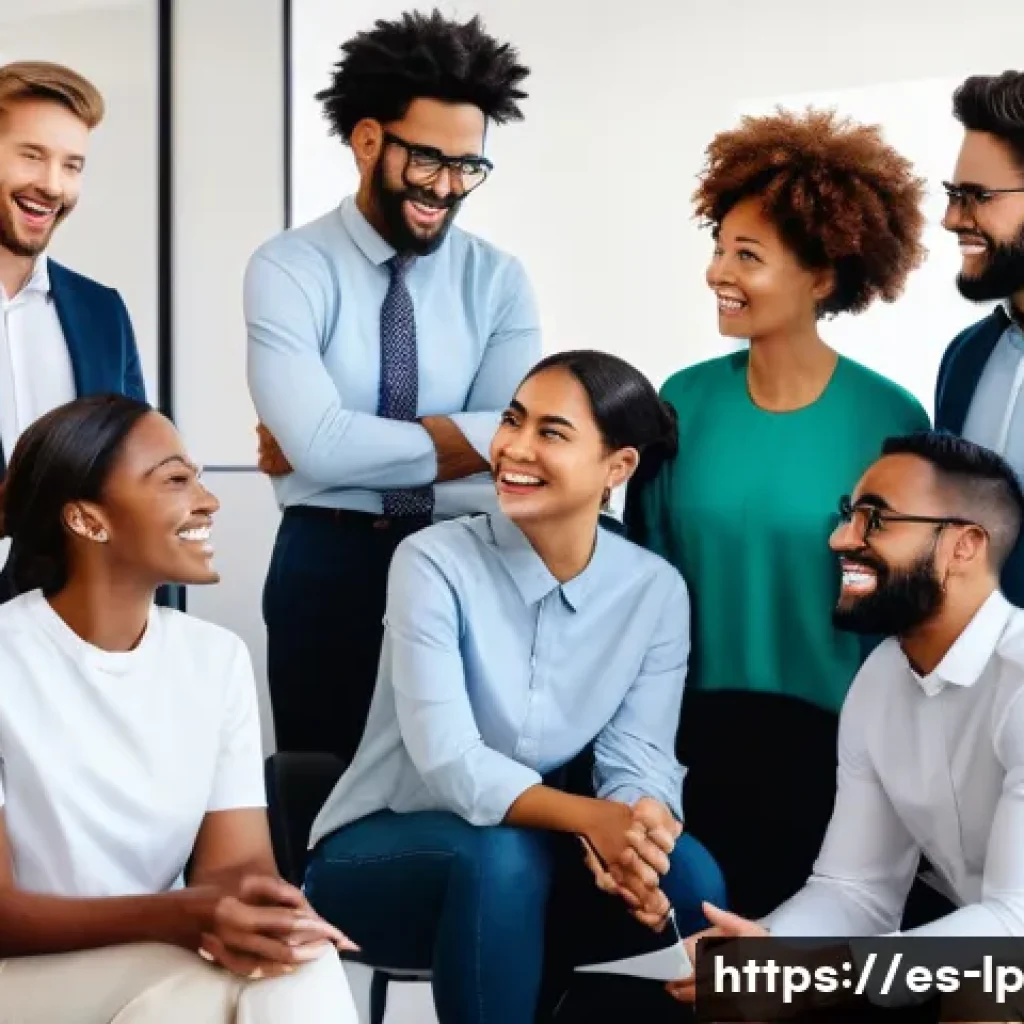 고정관념 없는 표현으로 브랜드 이미지 개선하기 - A vibrant, inclusive marketing team brainstorming in a modern office with multicultural professional...
